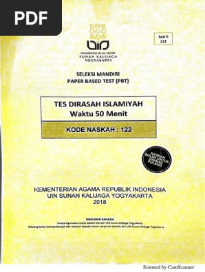 Di Soal Mandiri Uin Suka 2018 Pdf