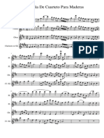 Cuarteto de Madera Score