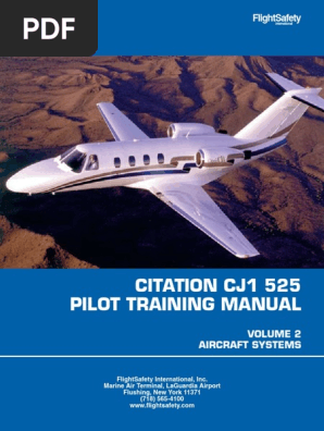 Citation Jet 1 - Pilot Training Manual - C525 (Vol 2) PDF | PDF