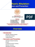 Hydrofluoric Alkylation:: Corrosion and Prevention