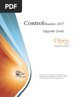 ControlMaestro 2017 Upgrade Guide - 1.0