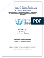 Research Paper On Nutritional Status of Tuberculosis Children