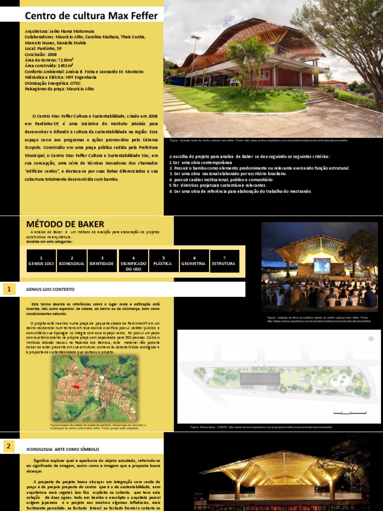Centro Max Feffer: Cultura e Sustentabilidade | PDF | Construção | Karl ...
