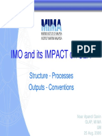 Imo and Its Impact On Sea: Structure - Processes Outputs - Conventions