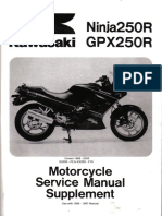 Kawasaki GPX 250 R Ninja250R (EX250 F2-F19) '88 A '05 - Service Manual Supl