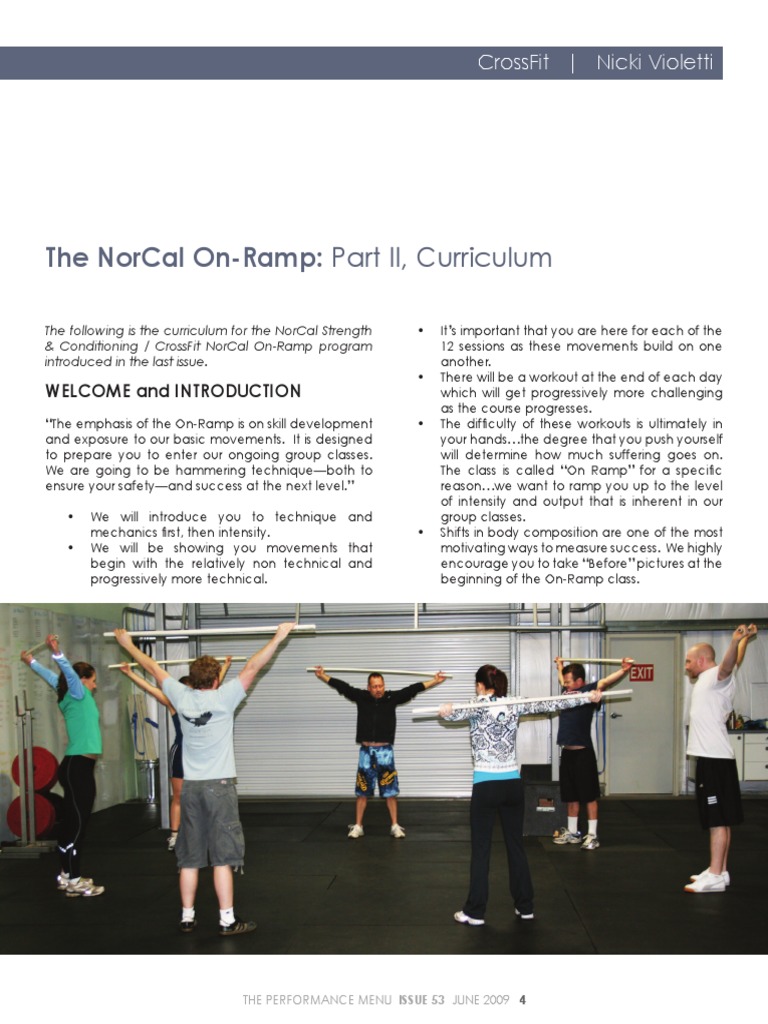 On Ramp Curriculum | PDF | Anatomical Terms Of Motion | Kettlebell