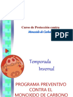 Programa Preventivo Contra El Monóxido de Carbono