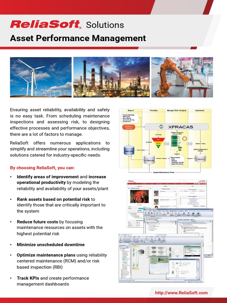 ReliaSoft Asset Reliability Solutions | PDF | Computers | Technology ...