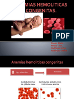 Anemias Hemoliticas Congenitas