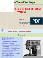 Classification Choice of Drive System