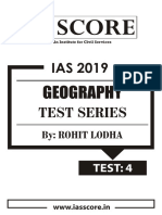 IAS 2019 GEOGRAPHY TEST SERIES REVIEW