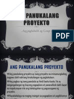 Ang Panukalang Proyekto