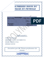 Les Polymères Issus Du Raffinage Du Pétrole PDF