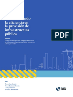 Aumentando La Eficiencia en La Provisión de Infraestructura Pública Evidencia de Potenciales Aumentos de Eficiencia en El Gasto en Infraestructura Pública en América Latina y El Caribe Es Es