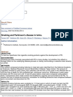 Smoking and Parkinson'S Disease in Twins.: Pubmed