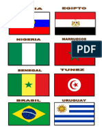 Banderas Equipos Del Mundial