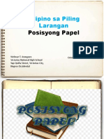 Posisyong Papel