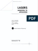 Lasers. Invention To Application