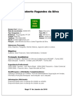 Exemplo de Currículo Pronto - Curriculum Vitae Pronto