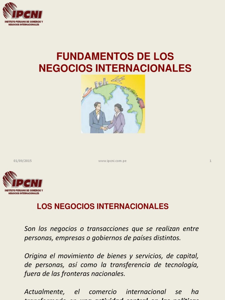 Fundamentos de Negocios Internacionales | PDF | Comercio | Economias