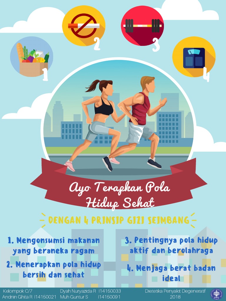 35+ Daftar Gambar Poster Hidup Sehat Dan Bersih Terkini