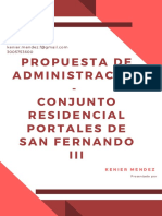 Propuesta - Conjunto Residencial Portales de San Fernando