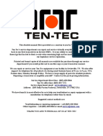 Ten-Tec Triton-1 510 Triton-2 520 User PDF