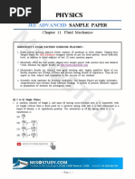 Fluid Mechanics Question Paper PDF