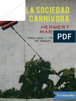 La Sociedad Carnivora - Herbert Marcuse