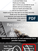 Parallel Structure