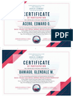 Electrical - Certificate of Participation PDF