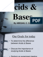 Acids & Bases: by Abegail C. Cabalar