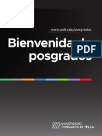 Bienvenida de Posgrado - 2018