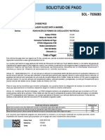 documento sobre solicitudes