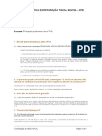 Informativo Escrituração Fiscal Digital - Efd: Assunto: Principais Problemas Com o PVA
