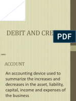 Debit and Credit