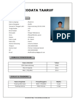 Contoh Biodata Ta'aruf Menikah