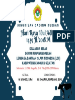 Hari Raya Idul Adha 1439 H/2018 M: Bingkisan Daging Kurban