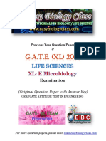 GATE XL 2014 K Microbiology Solved