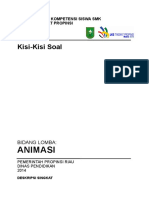 Kisi-Kisi LKS ANIMASI 2014 Riau