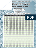 Jadwal Imsakiyah 2019