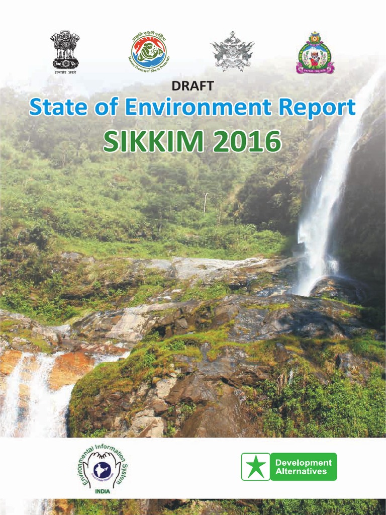 Sikkim 2016 State of Environment Report | PDF | Rain | Himalayas