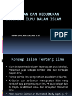 Pengertian dan Kedudukan Disiplin Ilmu dalam Islam