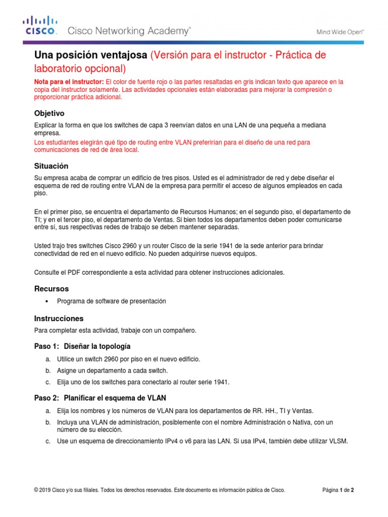 6.4.1.1 The Inside Track Instructions - ILM | PDF | Conmutador de red ...