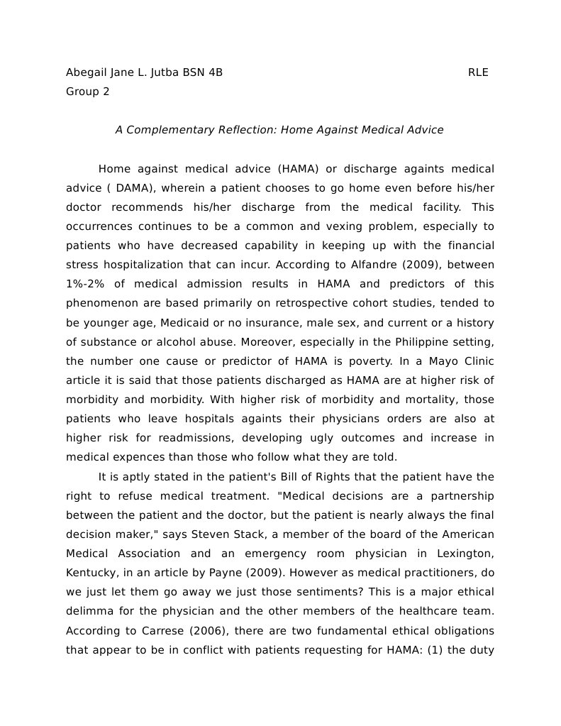 Understanding HAMA in Patient Care | PDF | Patient | Health Care