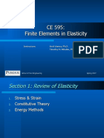 CE 595: Finite Elements in Elasticity