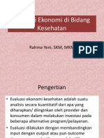 13 - Evaluasi Ekonomi Di Bidang Kesehatan