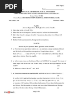 1 Cs201 Discrete Computational Structures QP