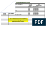 Hosea Reading Schedule