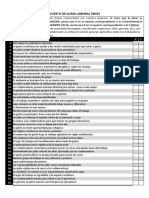 Escala de Clima Social en El Trabajo (WES)